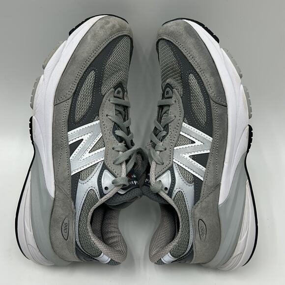 NEW BALANCE 990 v6 WOMEN SIZE 10 2A NARROW ATHLETIC SHOES GRAY MADE IN USA - Picture 5 of 11